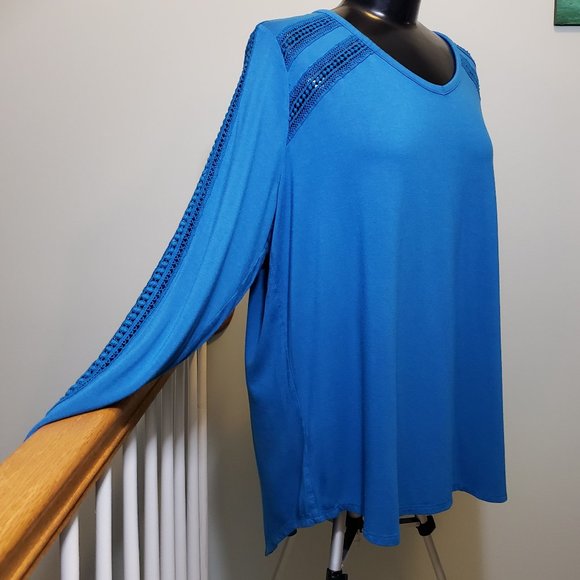 Westport 1962 Long Sleeve Blue Tunic - Picture 4 of 14